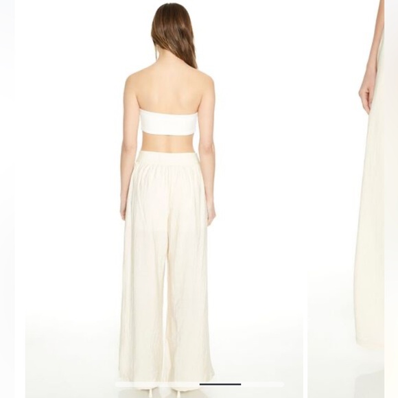 Forever 21 Cream Wide Leg Pants - Picture 3 of 14